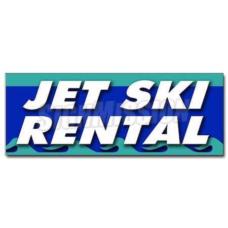 Signmission JET SKI RENTAL DECAL sticker boat skiing wave runner kayak canoe rent, D-36 Jet Ski Rental D-36 Jet Ski Rental
